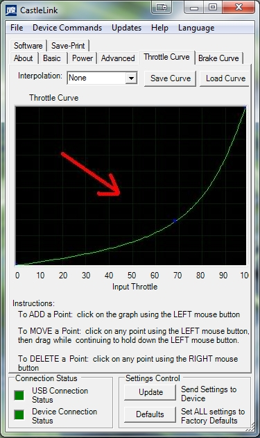 Throttle Curve