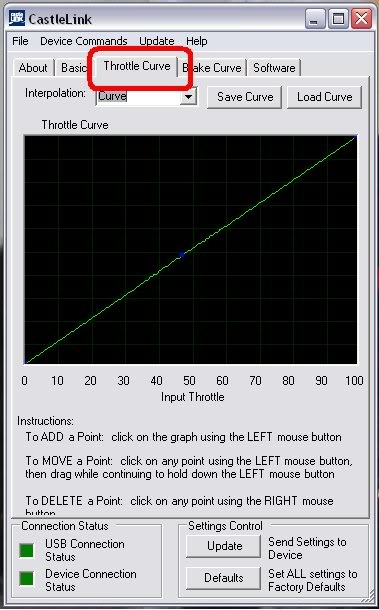 Throttle Curve