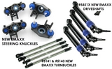 REQUIRED PARTS FOR NEW EMAXX SPEC DRIVELINE